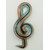 Pend-278-5 pendentif musique bleu clair note