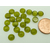 cabochon oeil de chat r6 olive vert