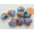 PS-Co14-bleu-orange lot perle verre souffle