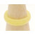 Bague verre simple jaune bijoux BAG01-15