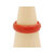 Bague verre simple rouge BAG01-16