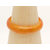 Bague verre simple 9 orange marron