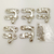fermoir crochet argente boite lot avec vis metal