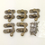fermoir crochet bronze boite avec vis 8mm metal
