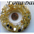 donut pendentif resine miel RES-3