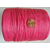 fil coton cire plat 1mm rose fuchsia