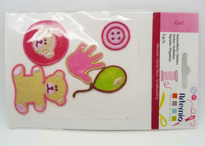 4 Autocollants Thermocollants Octobre Rose - Ruban Cancer Du Sein - Pour T-shirts, Sacs - Dimensions 20x20 Cm - 4