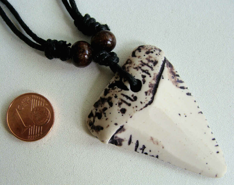 Lot De 3 Pendentifs Dent De Requin HOBBIESAY - Cordons En Soie Cirée, Styles Tribaux, Pour Surfeurs Et Amoureux De La Mer