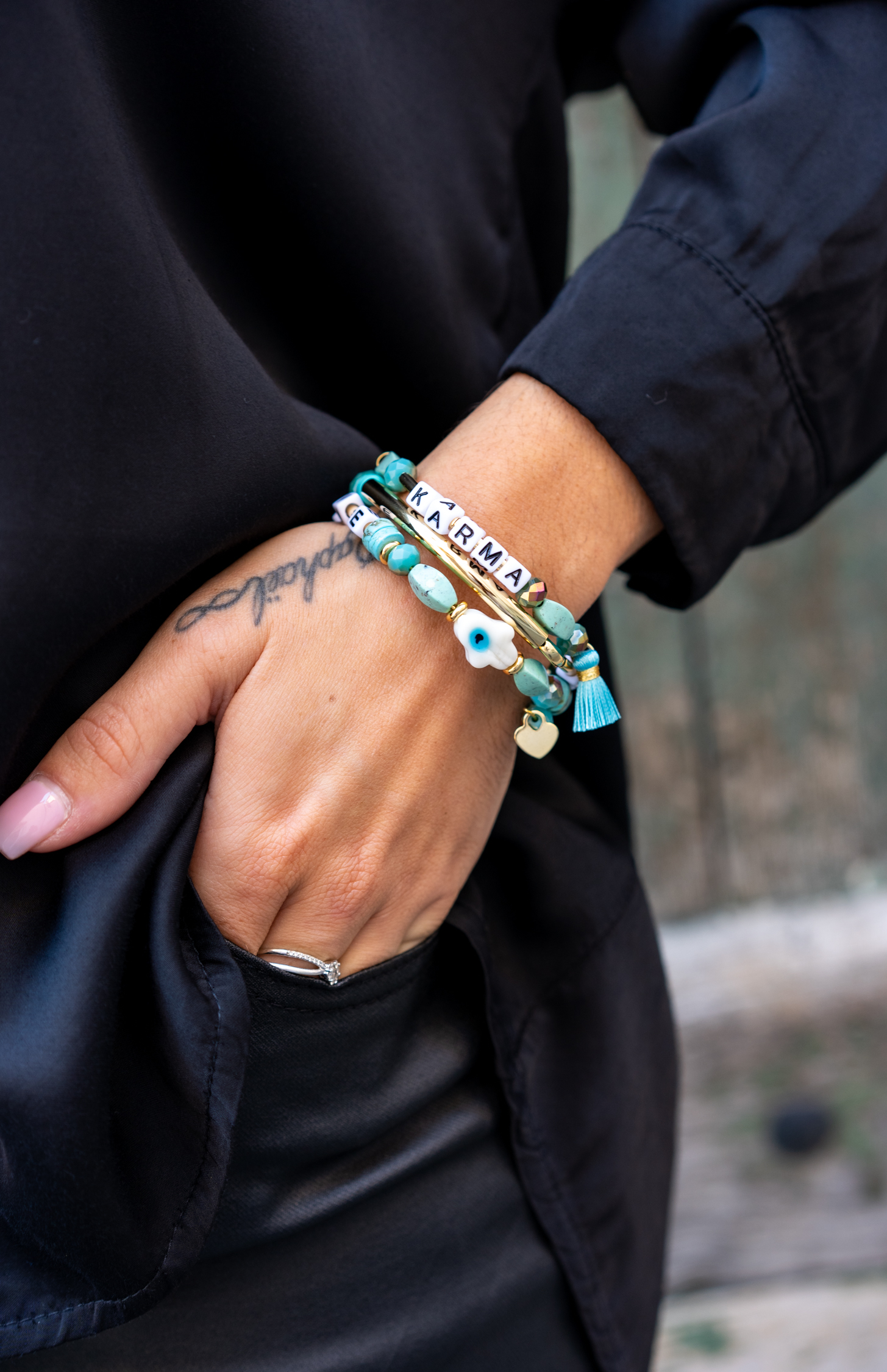 Bracelet CHAKRA turquoise Madamirma