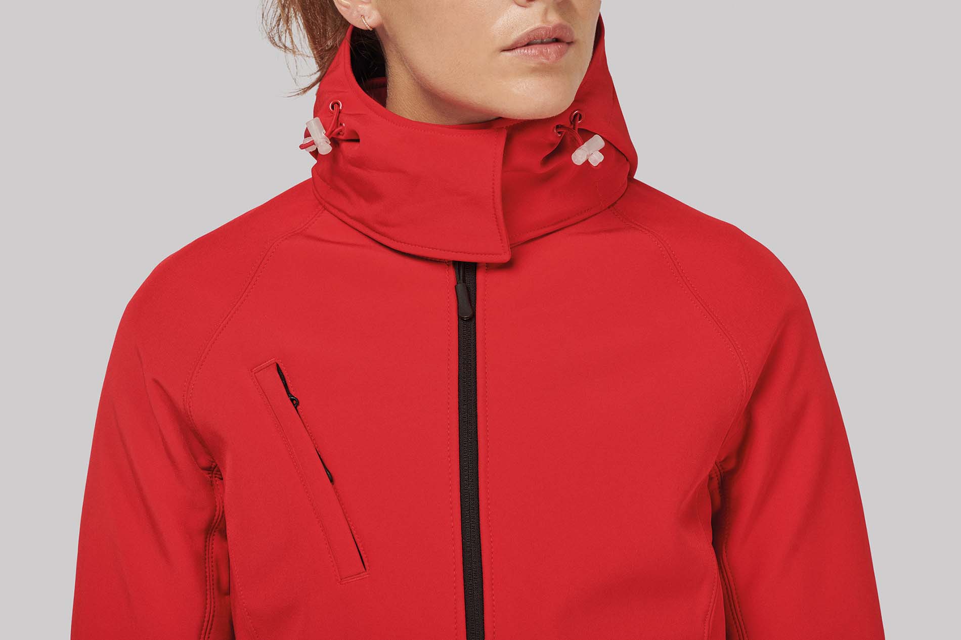 Veste a capuche rouge hot sale