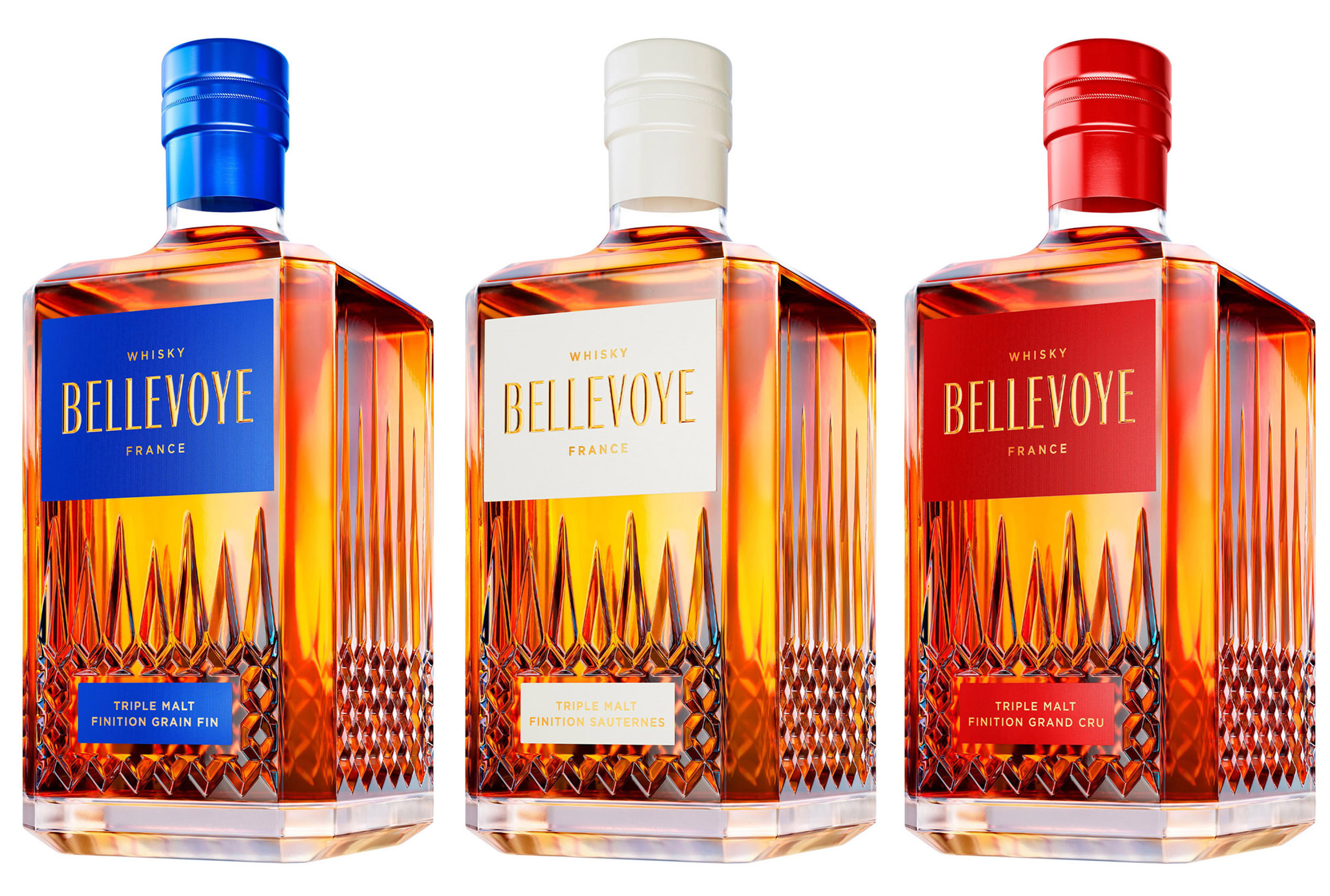 Article - Whisky France Bellevoye Rouge Finition Grand Cru 43% 70cl