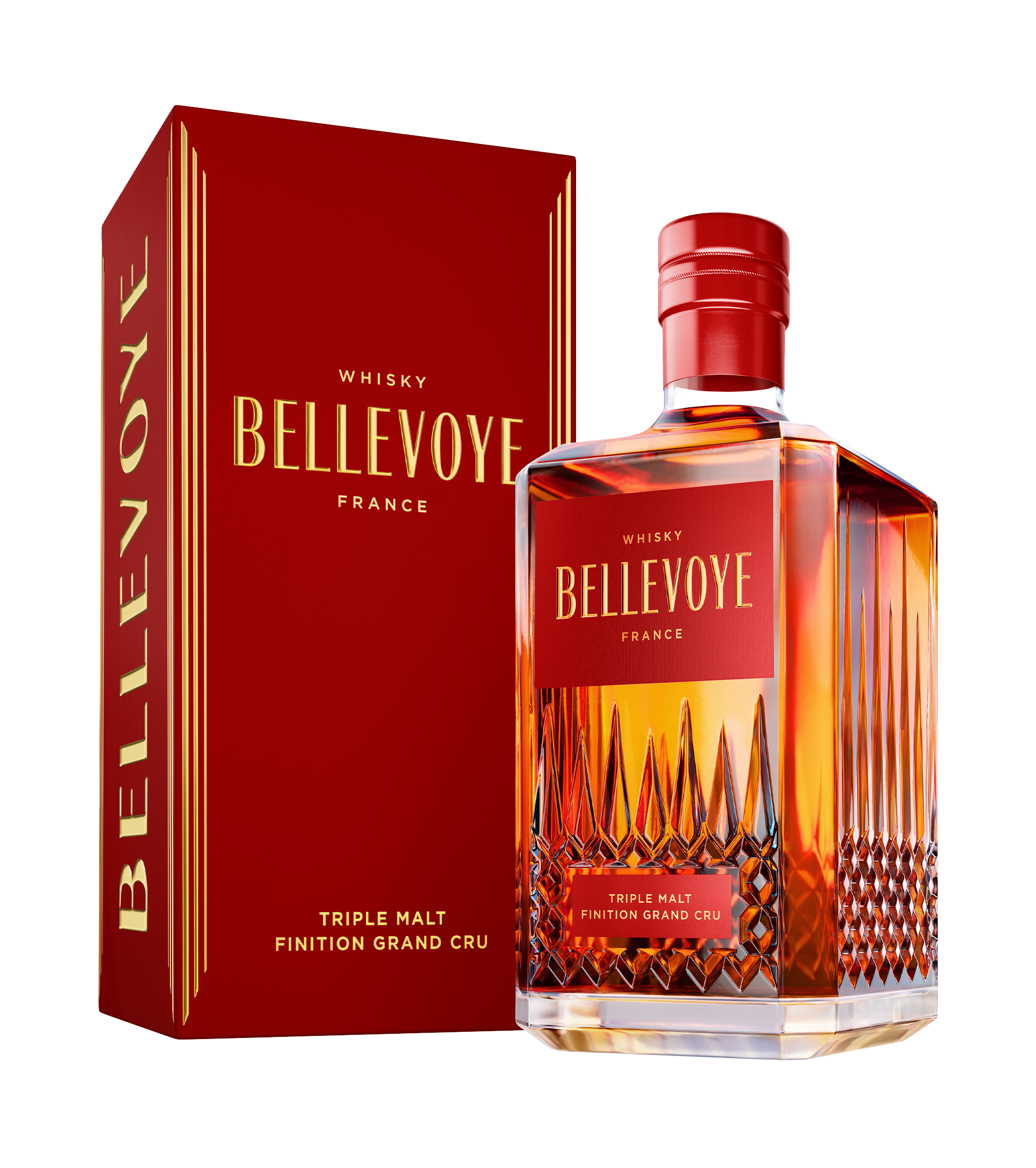 2024 - BELLEVOYE ROUGE - CARAFE + ETUI - DETOURE