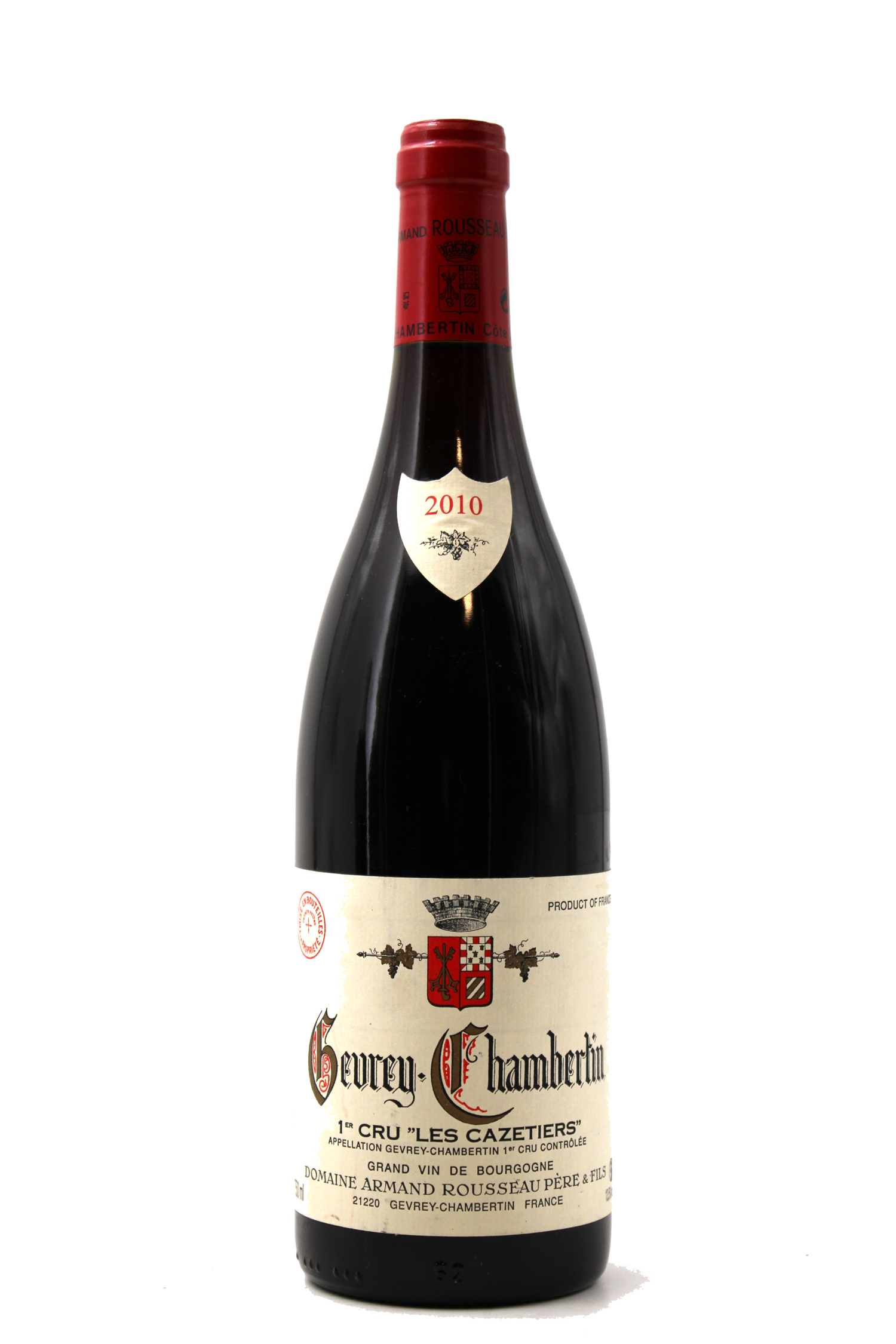 photo Gevrey-Chambertin les Cazetiers 2010 Bourgogne