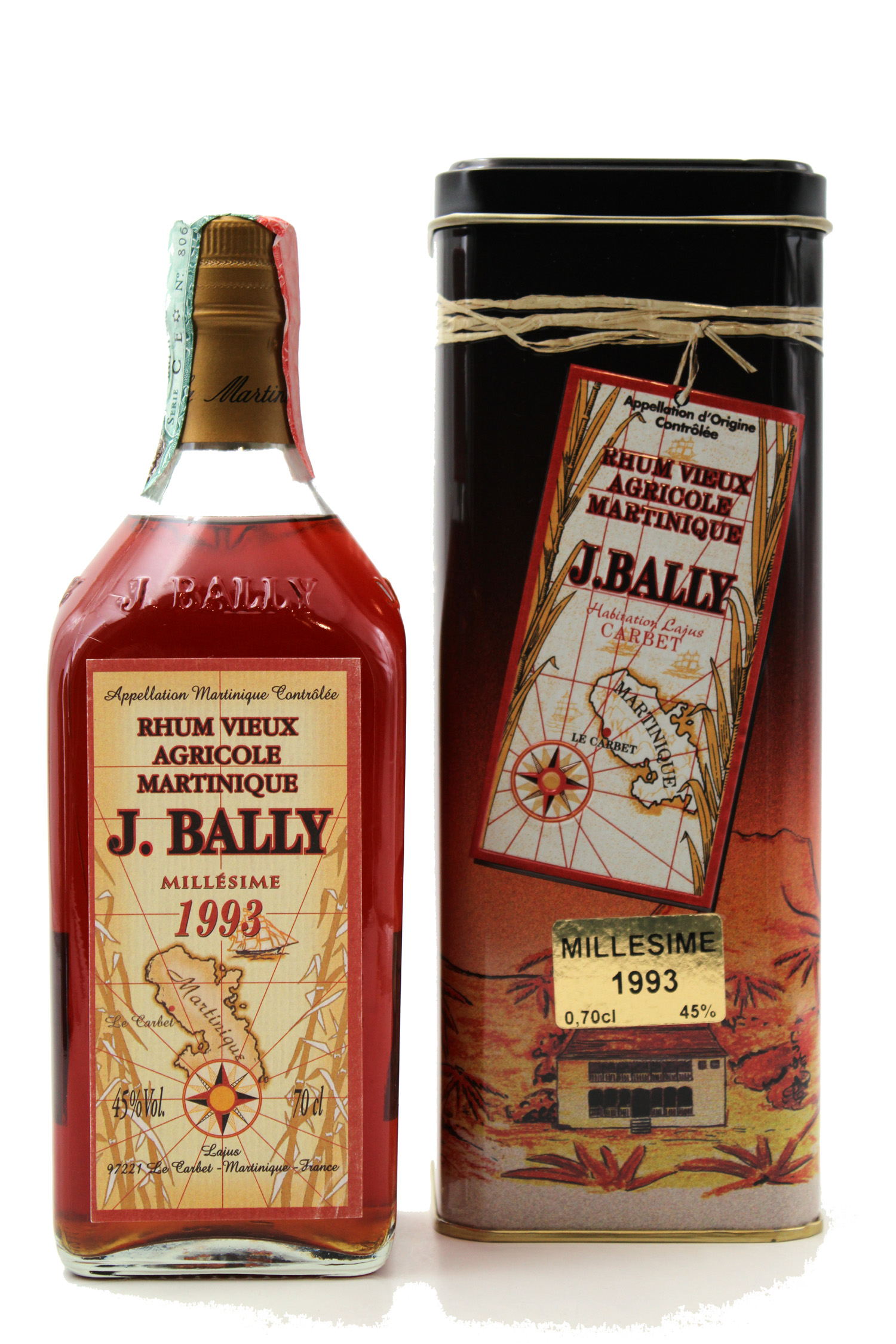 Rhum J. Bally Millésime 1993