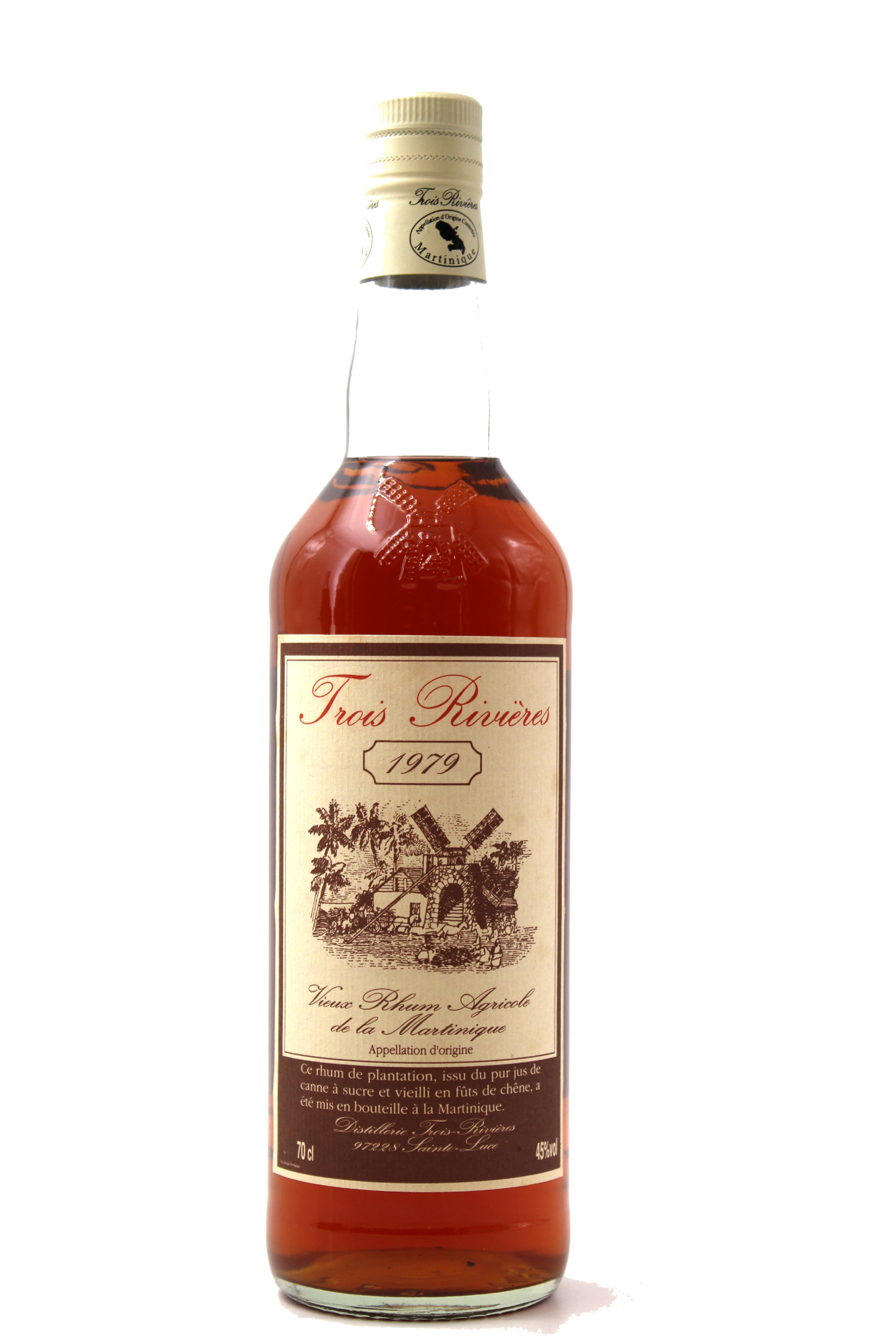Rhum trois rivieres 1979
