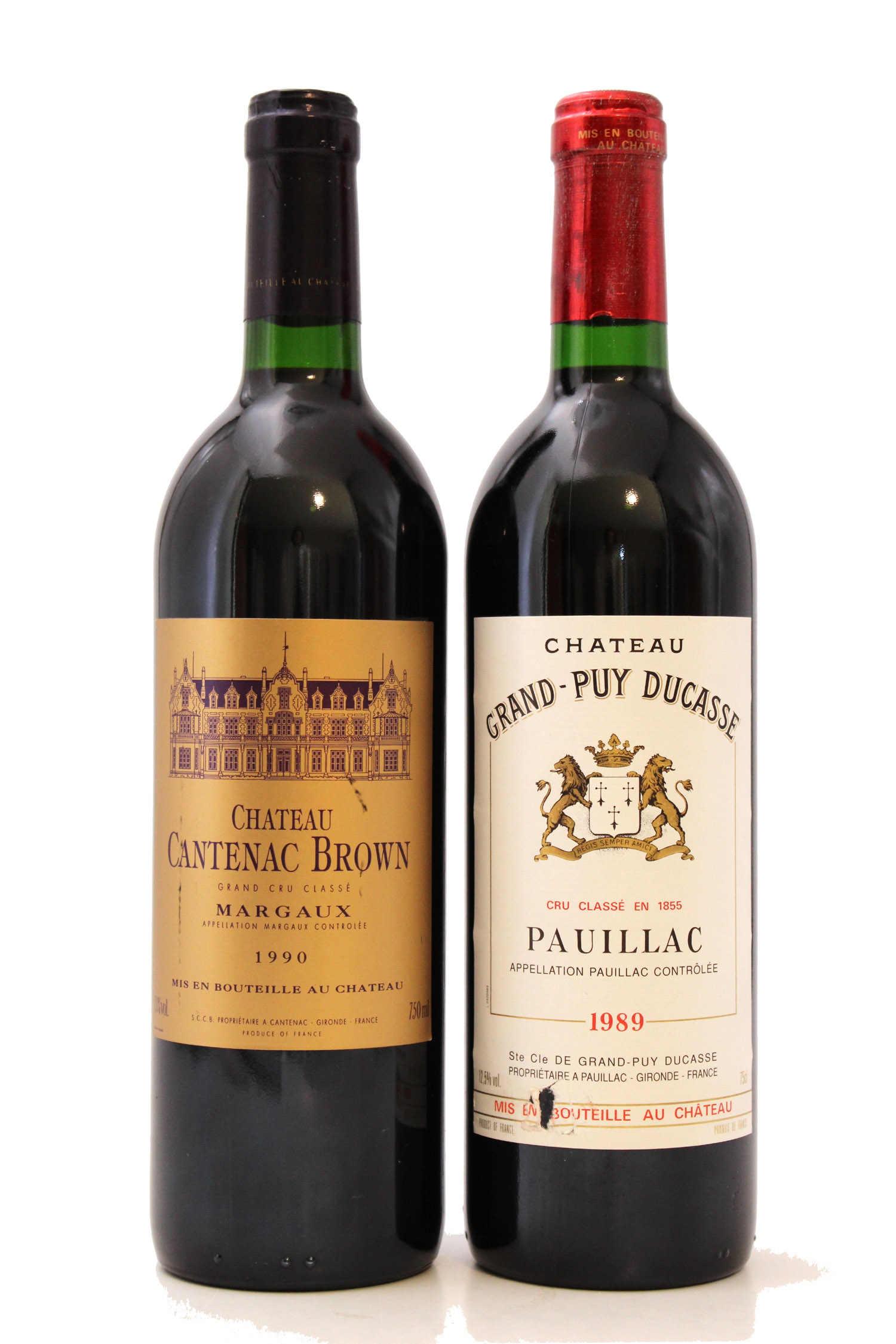 Duo de Grands Crus 1989 et 1990