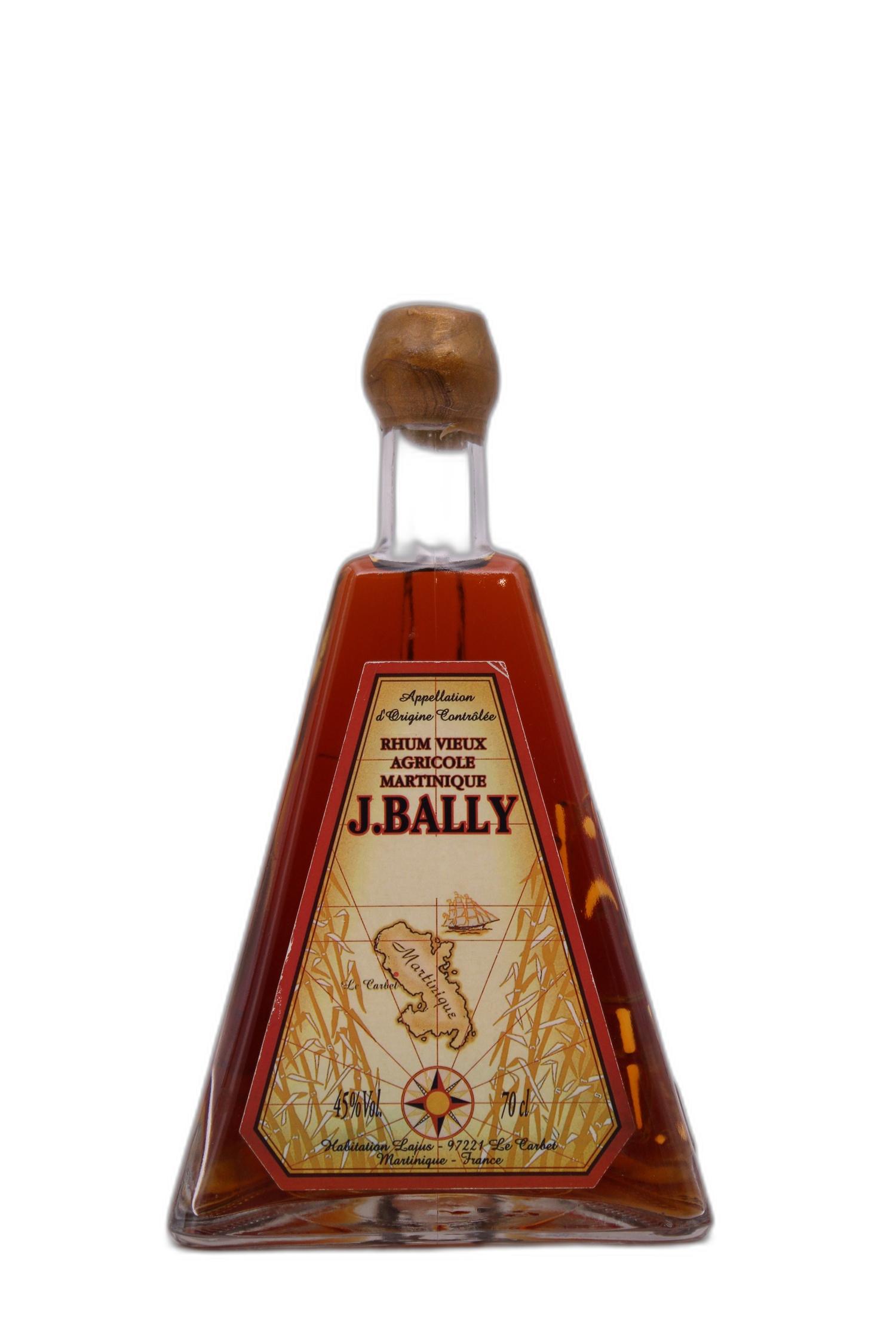 Rhum J. Bally Vieux Bouteille Pyramide