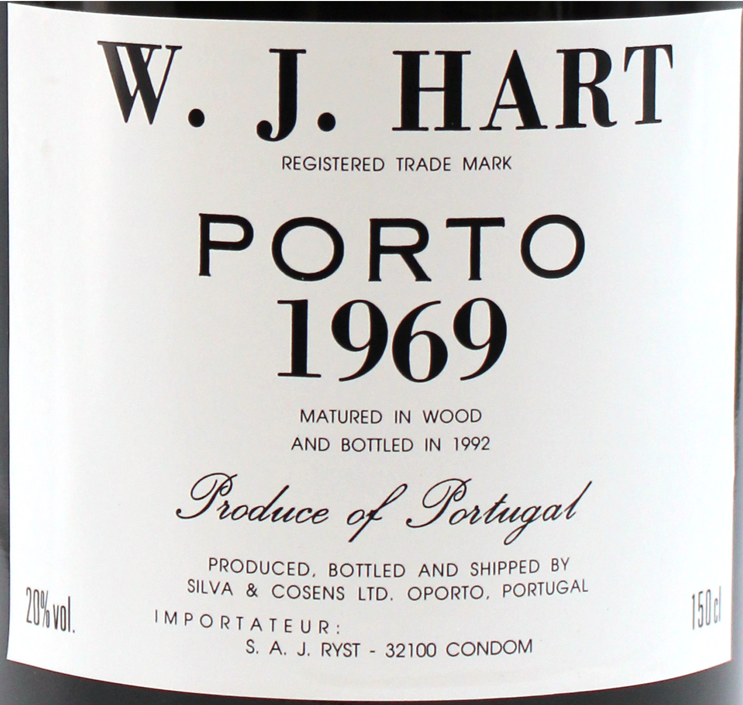 Porto 1969 label