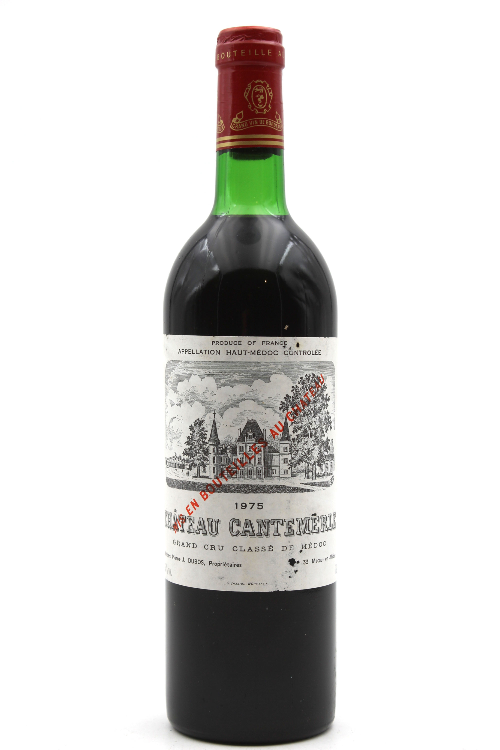 Château Cantemerle 1975  Rouge 75cl AOC Haut-Médoc