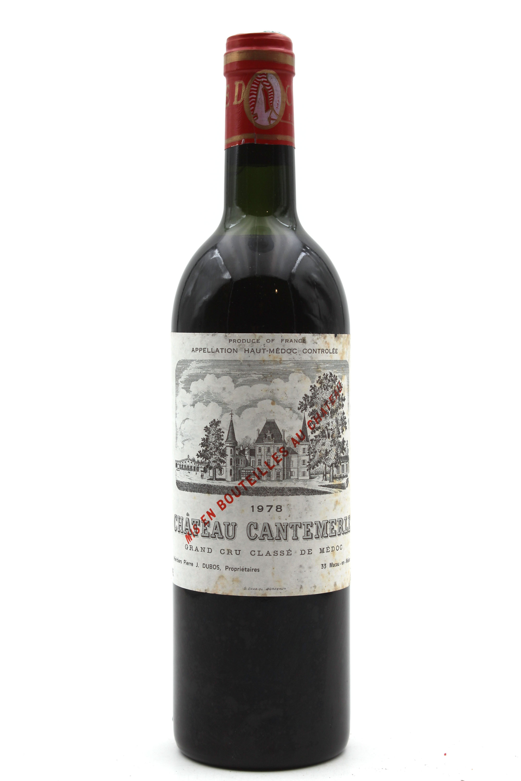 Château Cantemerle 1978  Rouge 75cl AOC Haut-Médoc
