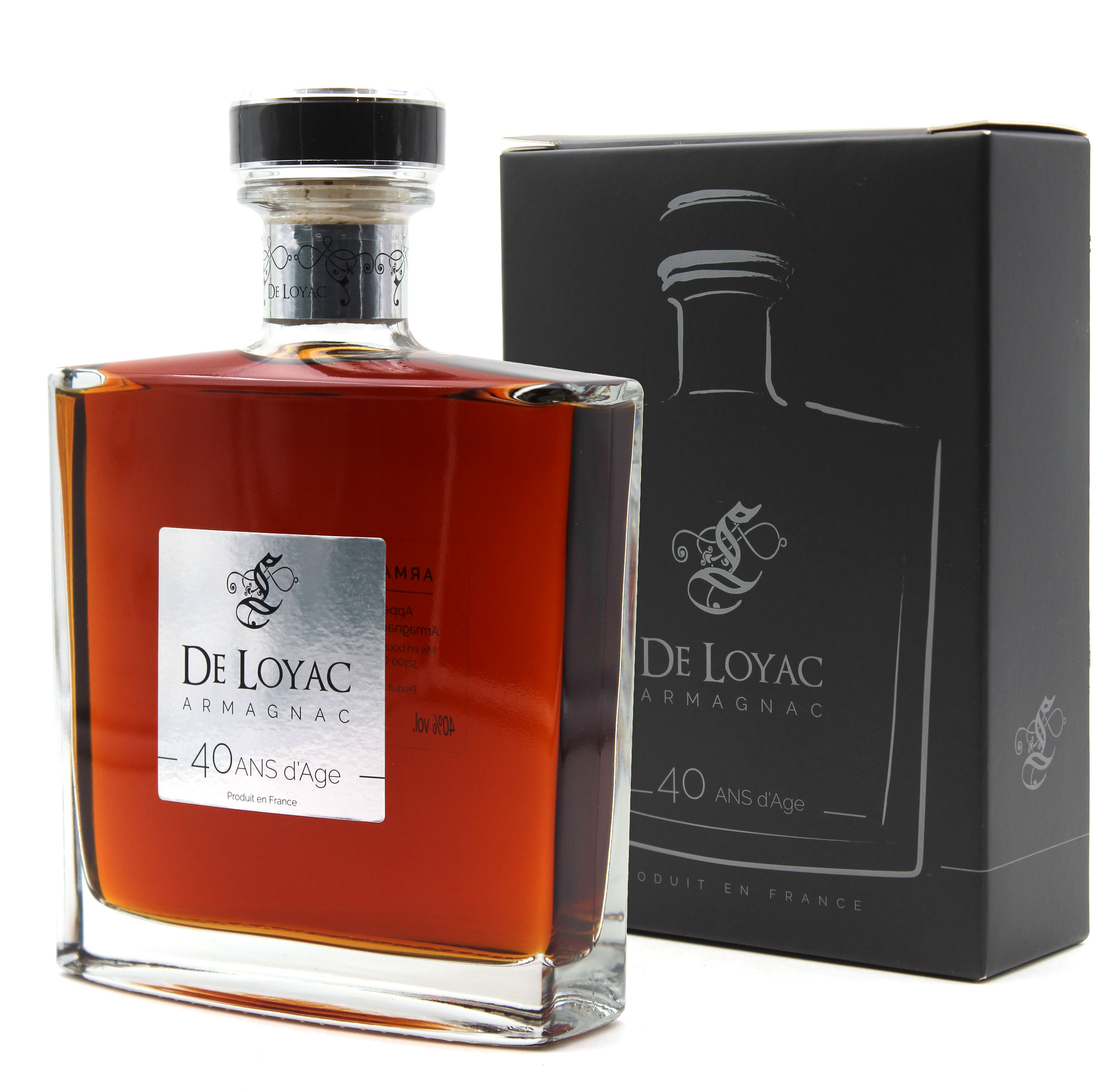 Carafe Armagnac De Loyac 40 Ans - 40% - 70CL