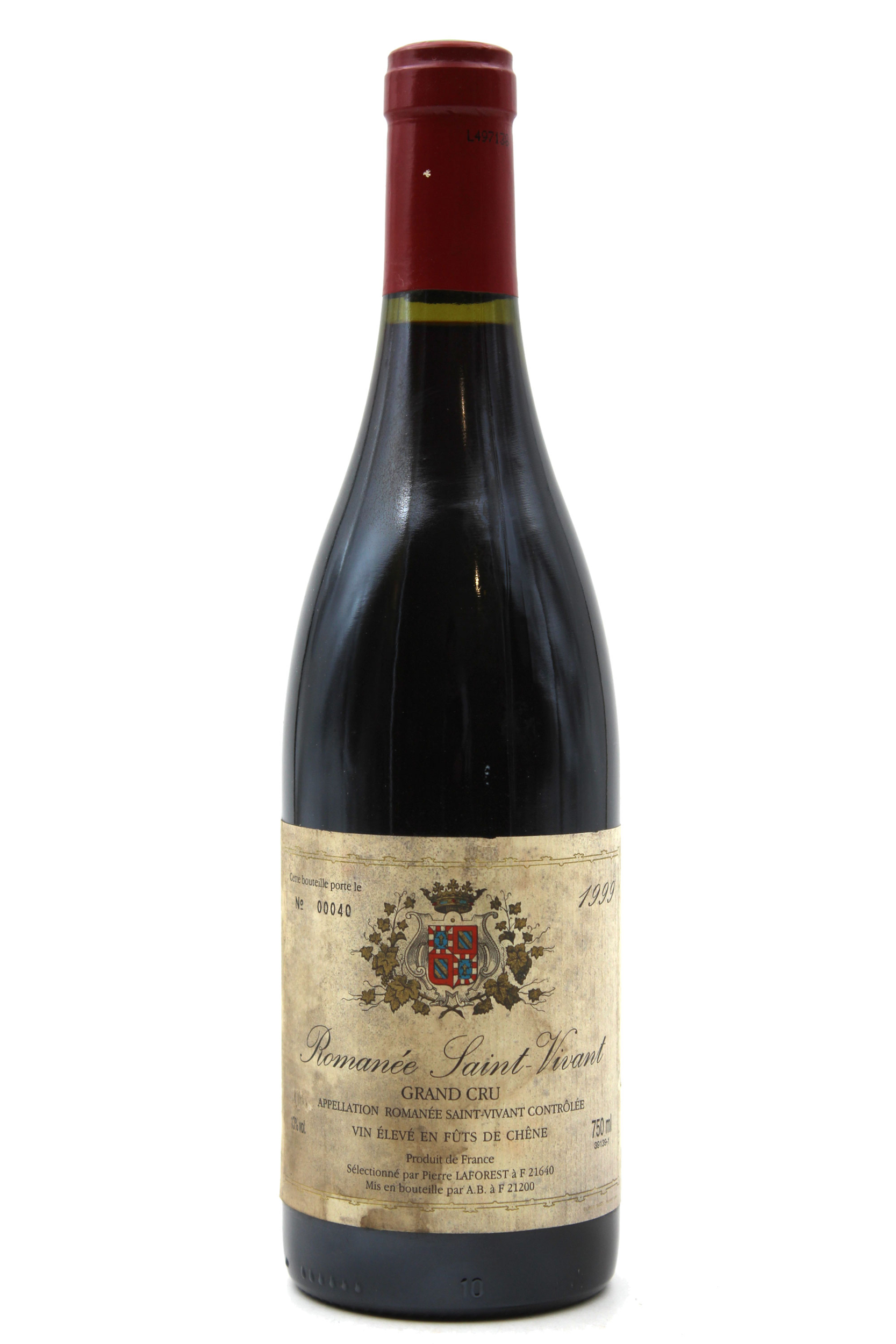Romanée Saint-Vivant 1999 - Pierre Laforest - Vin Rouge - 75cl