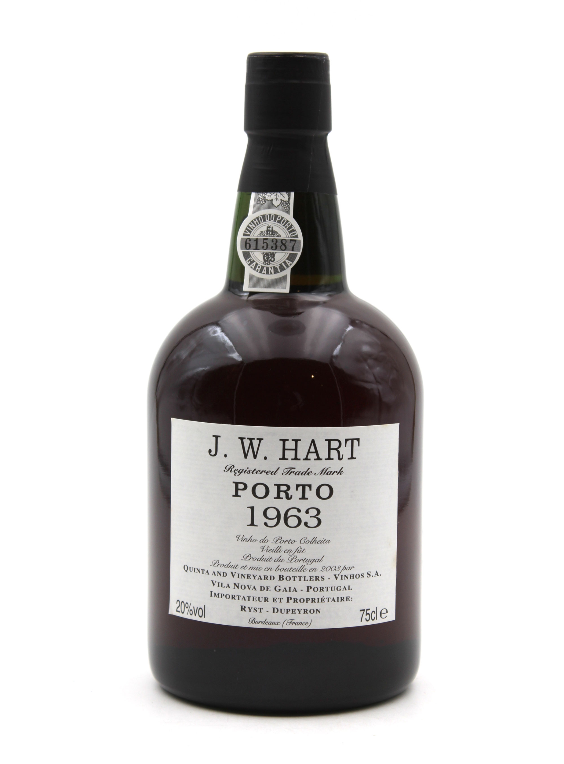 Porto JW Hart 1963 - 75cl