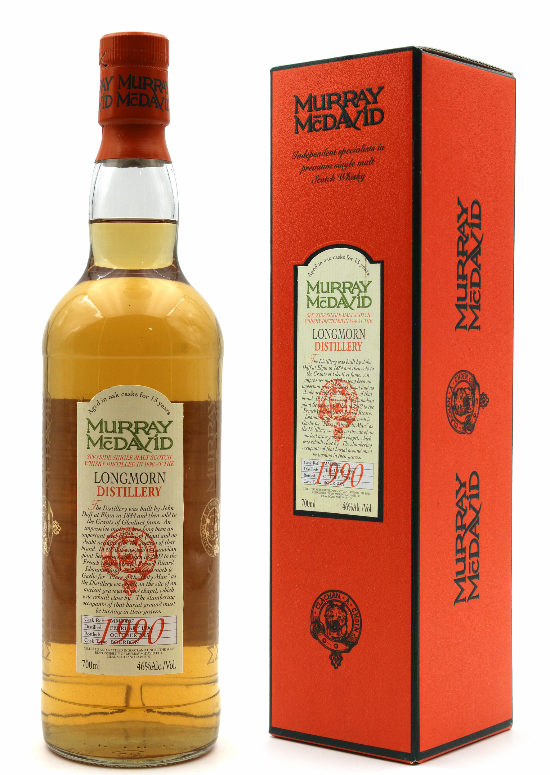 Whisky Longmorn 1990 Murray McDavid - 70cl