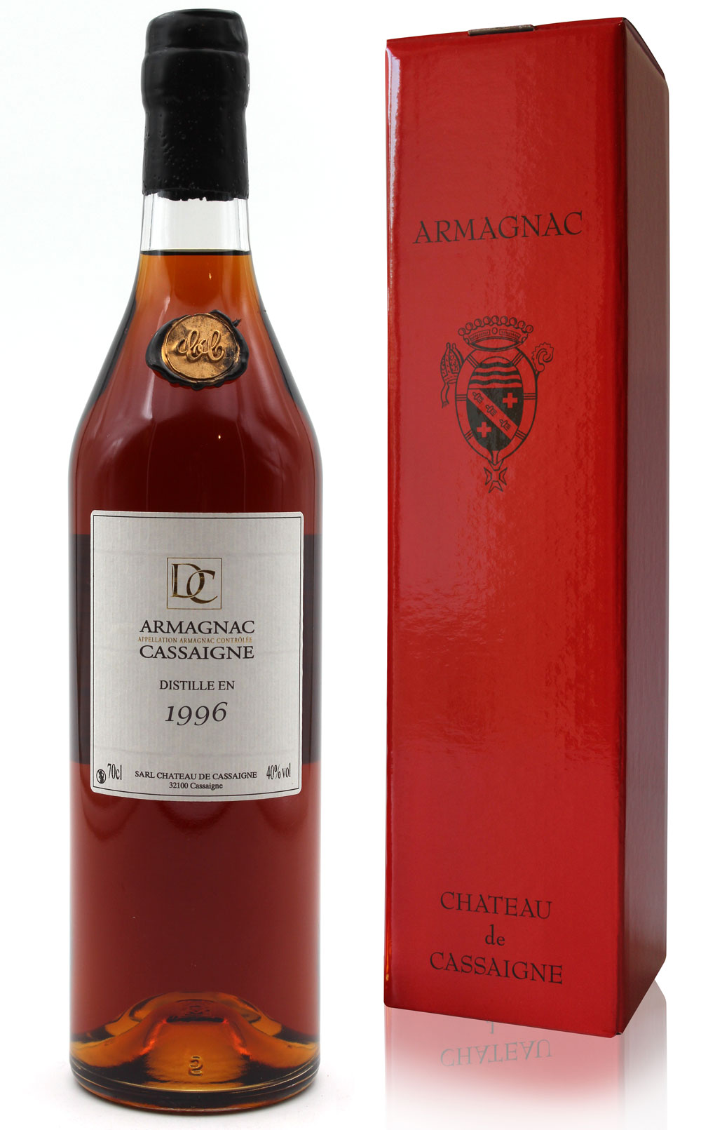 Armagnac Château De Cassaigne - Millésime 1996 - 70cl