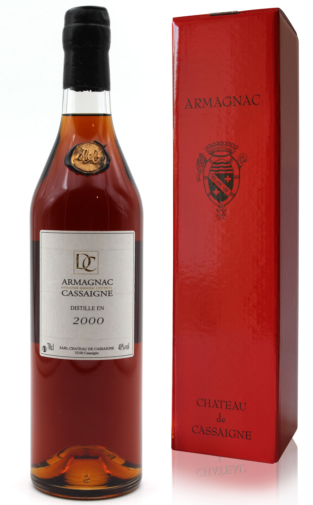 Armagnac Château De Cassaigne - Millésime 2000 - 70cl
