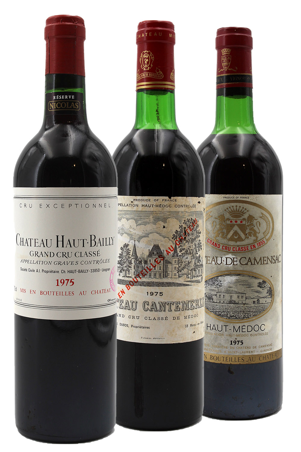 Box vin 1981 Bordeaux grand cru et accessoires sur le vin