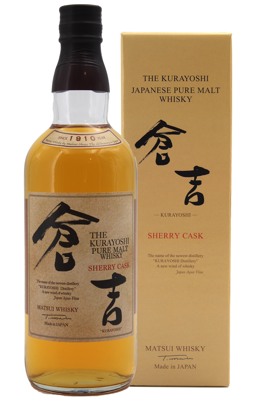 The Kurayoshi Whisky Japanese Sherry Cask 43% - 70cl