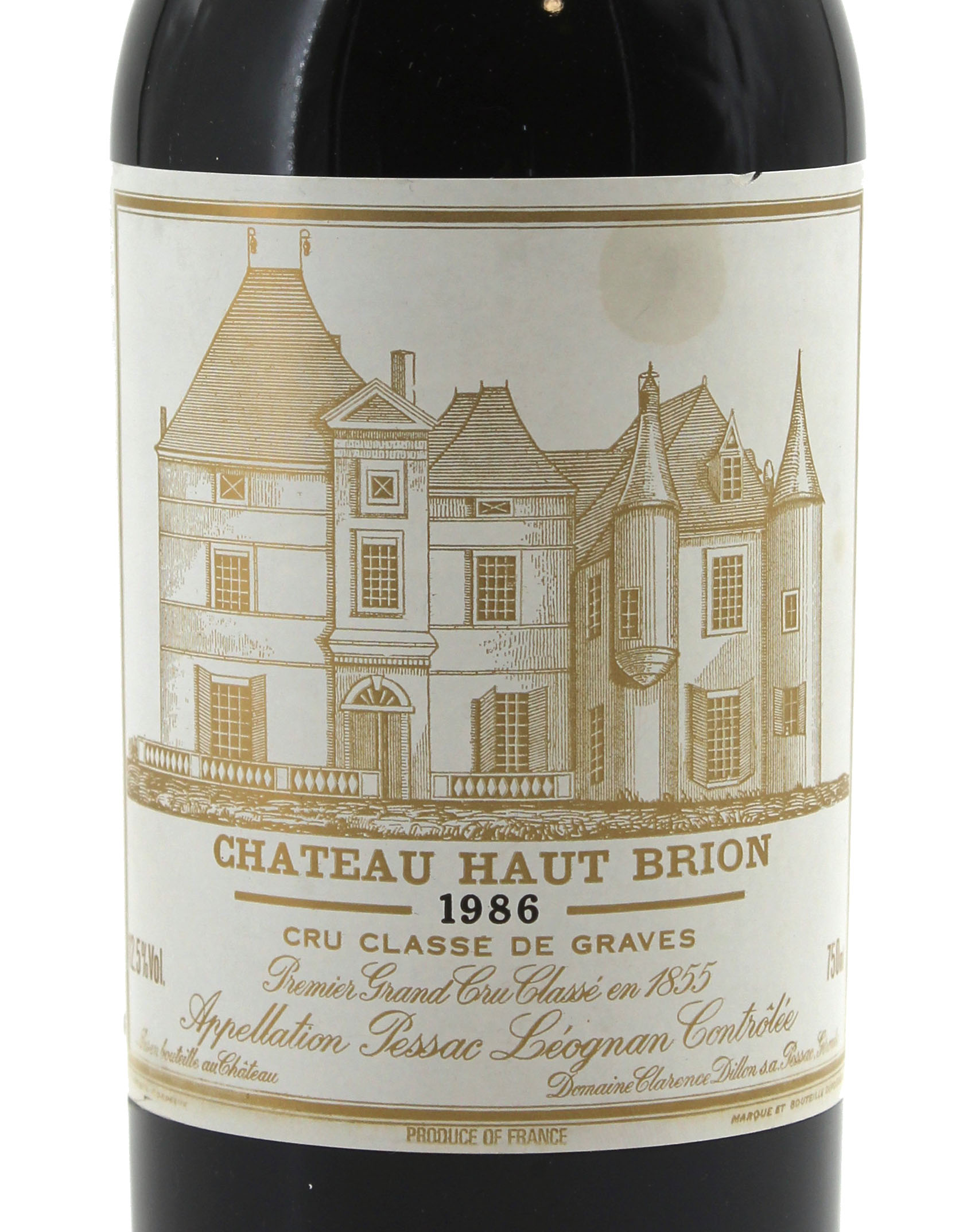 haut brion 1986 etiquette