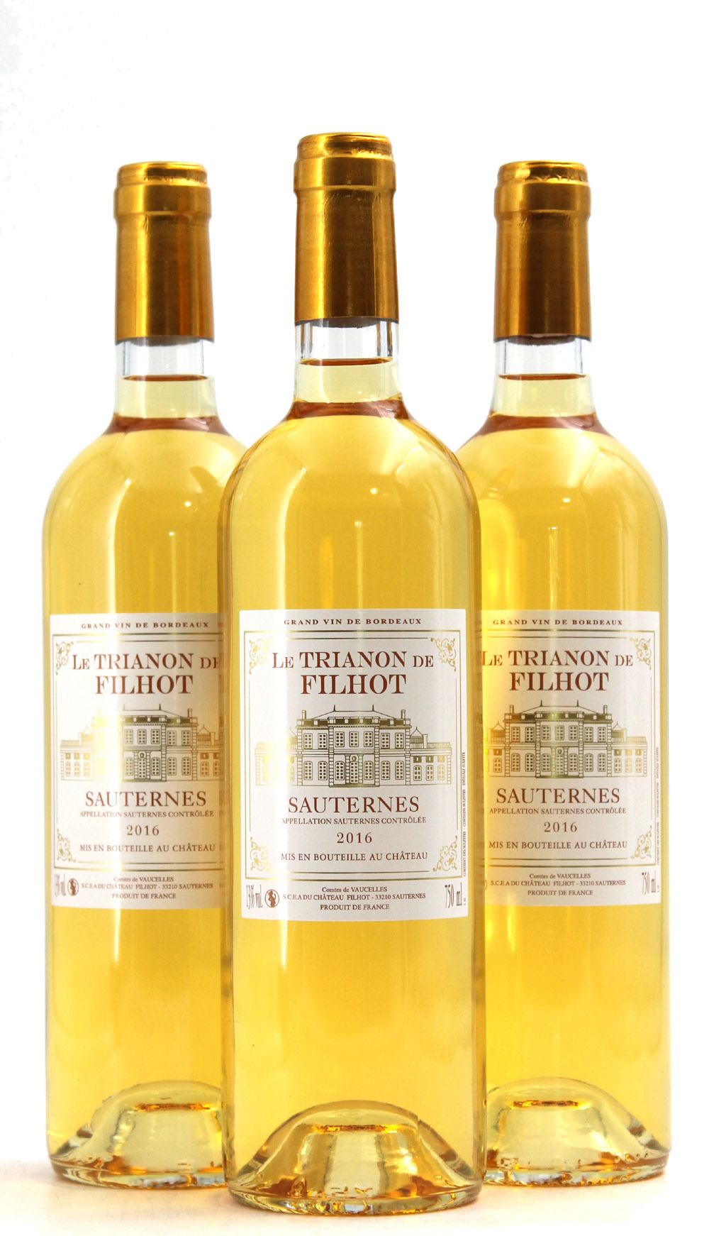 Le Trianon de Filhot 2016 - 75cl AOC Sauternes 3x75cl