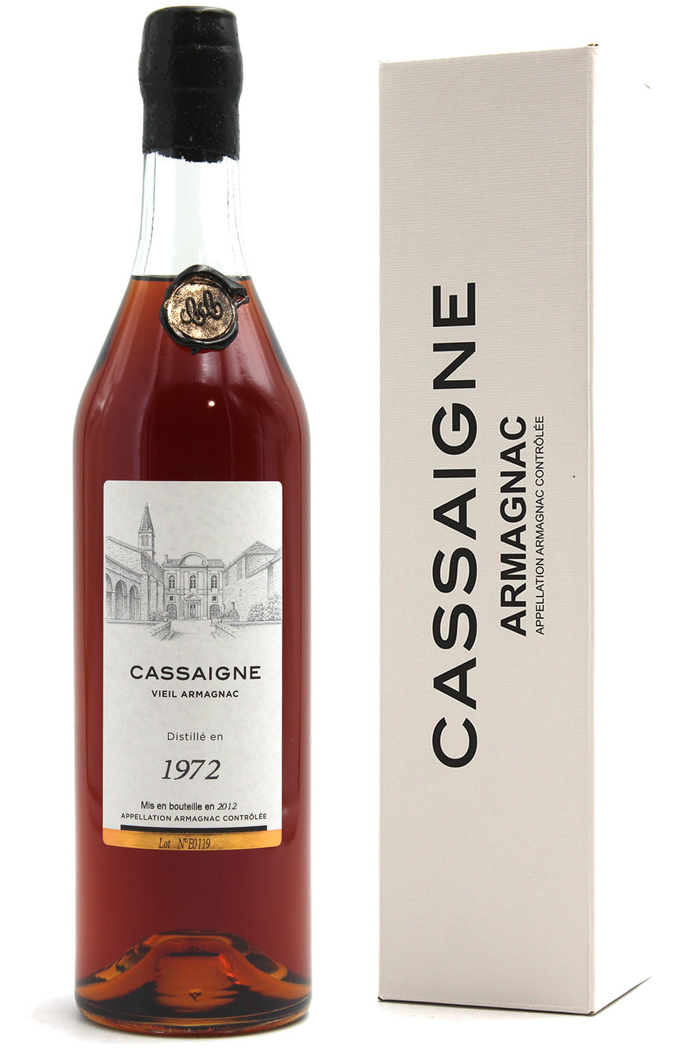 Armagnac Cassaigne Millésime 1972 - 70cl