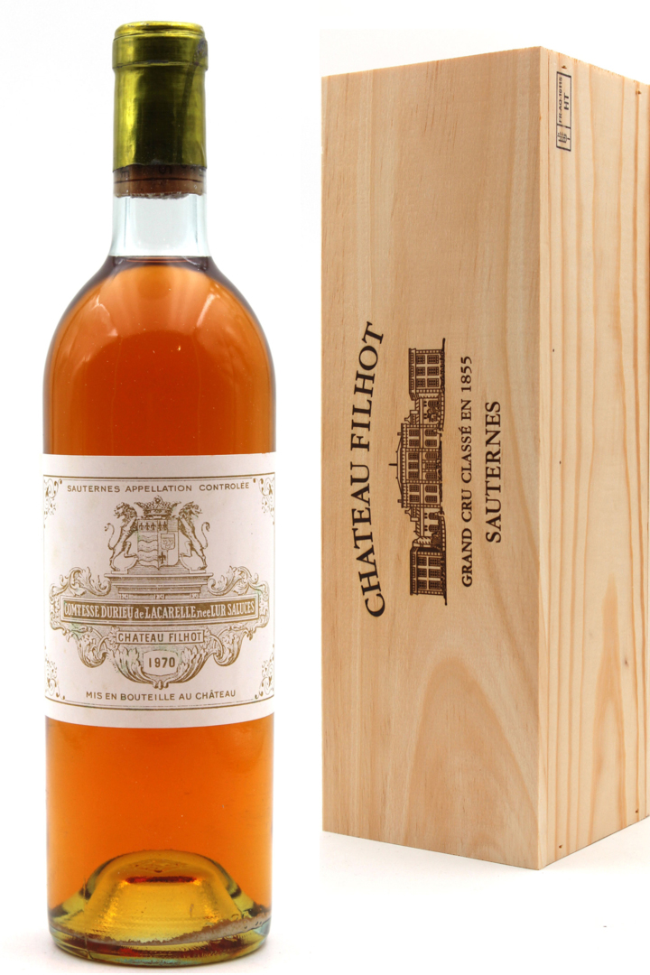 Château Filhot 1970 - vin Blanc - 75cl - AOC Sauternes