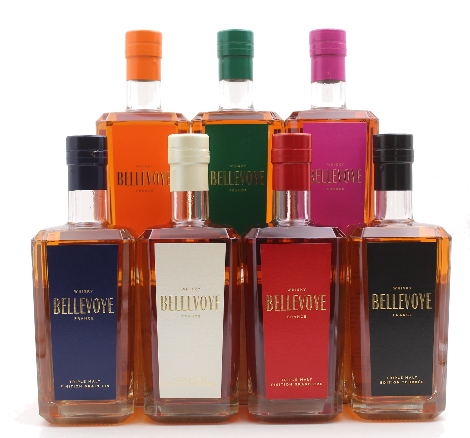 Whisky Bellevoye, noir, triple malt, édition tourbée - Bellevoye Whisky