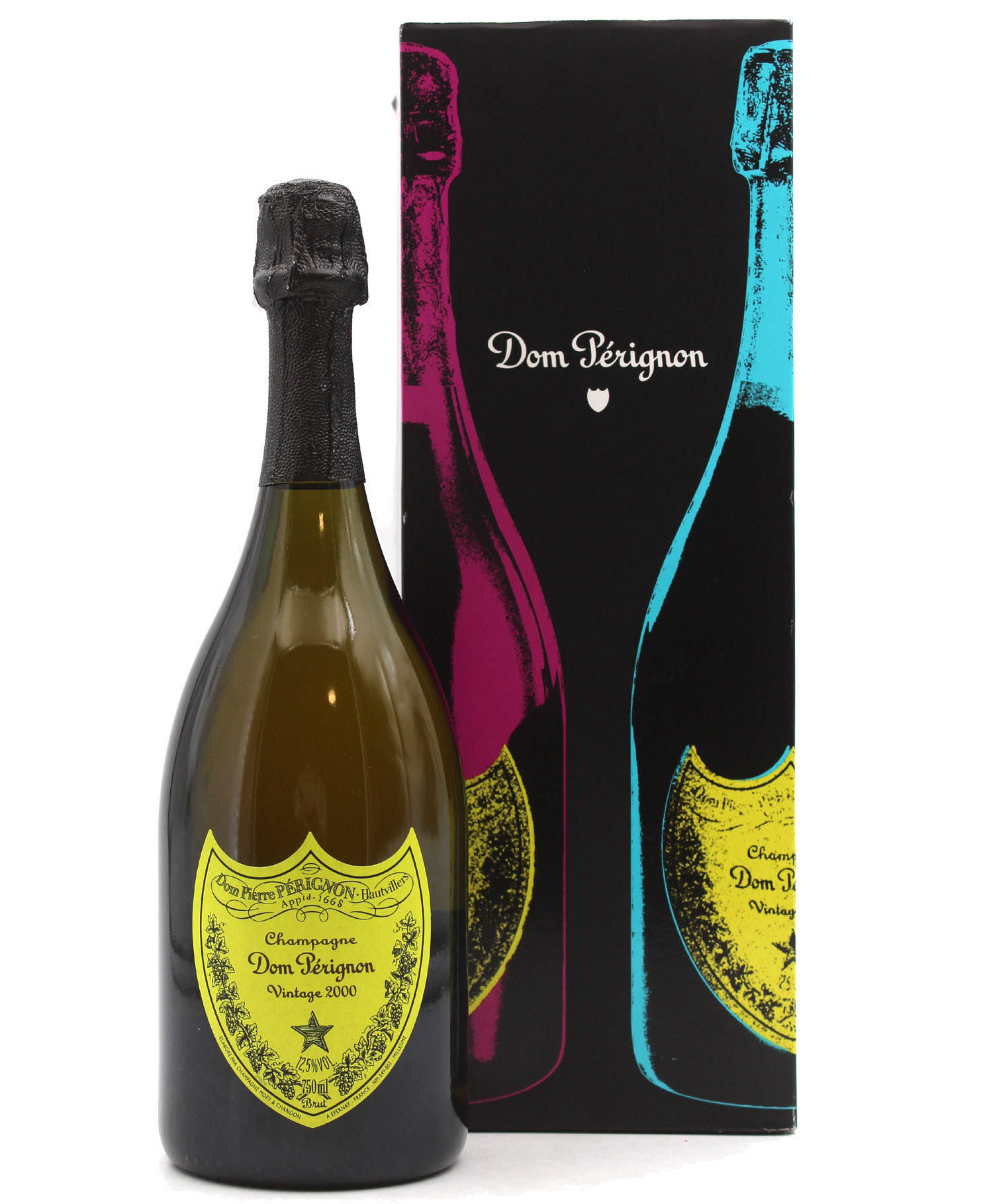 Champagne Dom Perignon Andy Warhol 2000 Jaune - 75cl