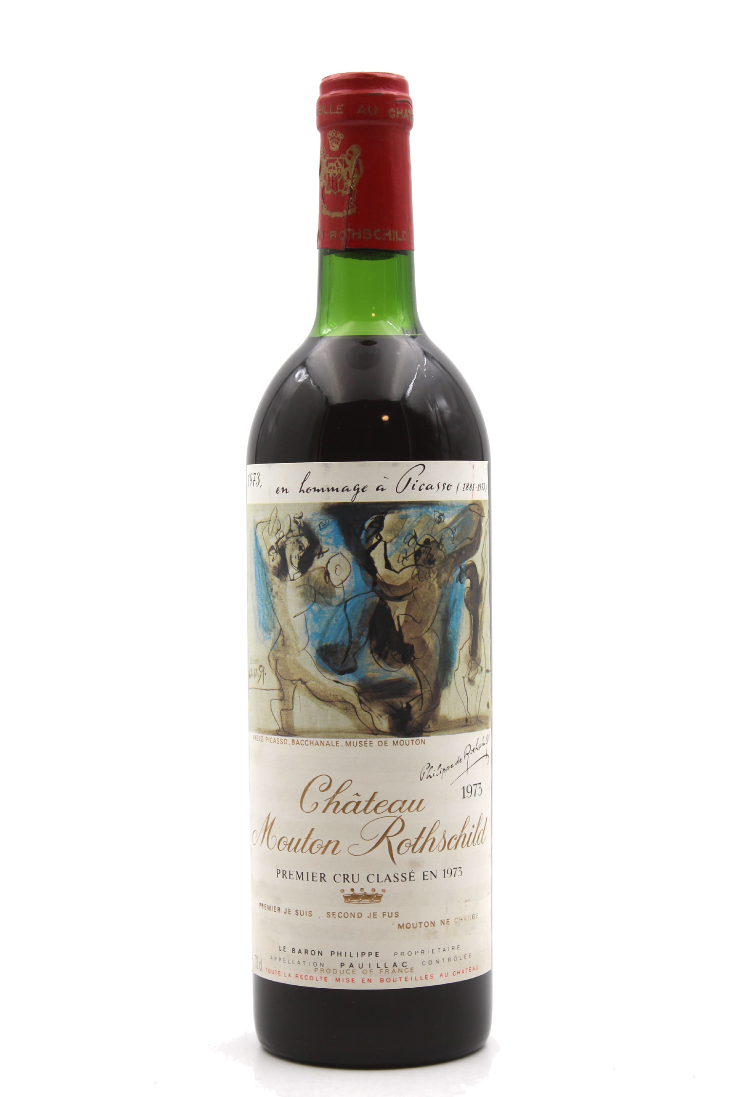 Château Mouton Rothschild 1973  AOC Pauillac
