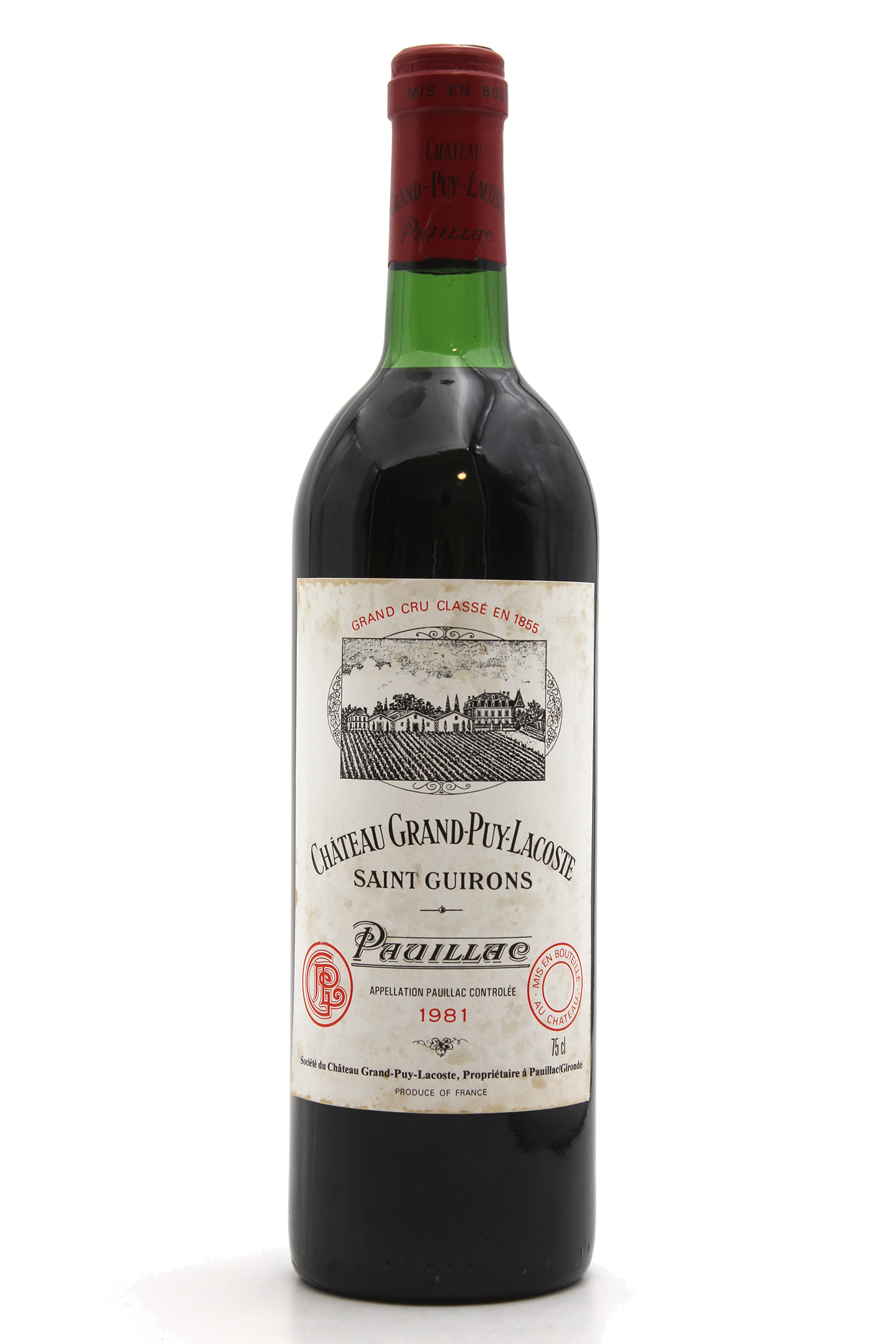 photo Château Grand Puy-Lacoste 1981 Aoc Pauillac