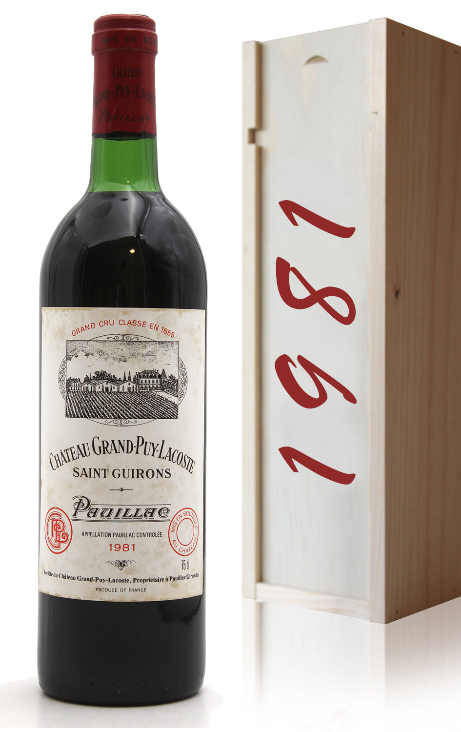 photo Château Grand Puy-Lacoste 1981 Aoc Pauillac