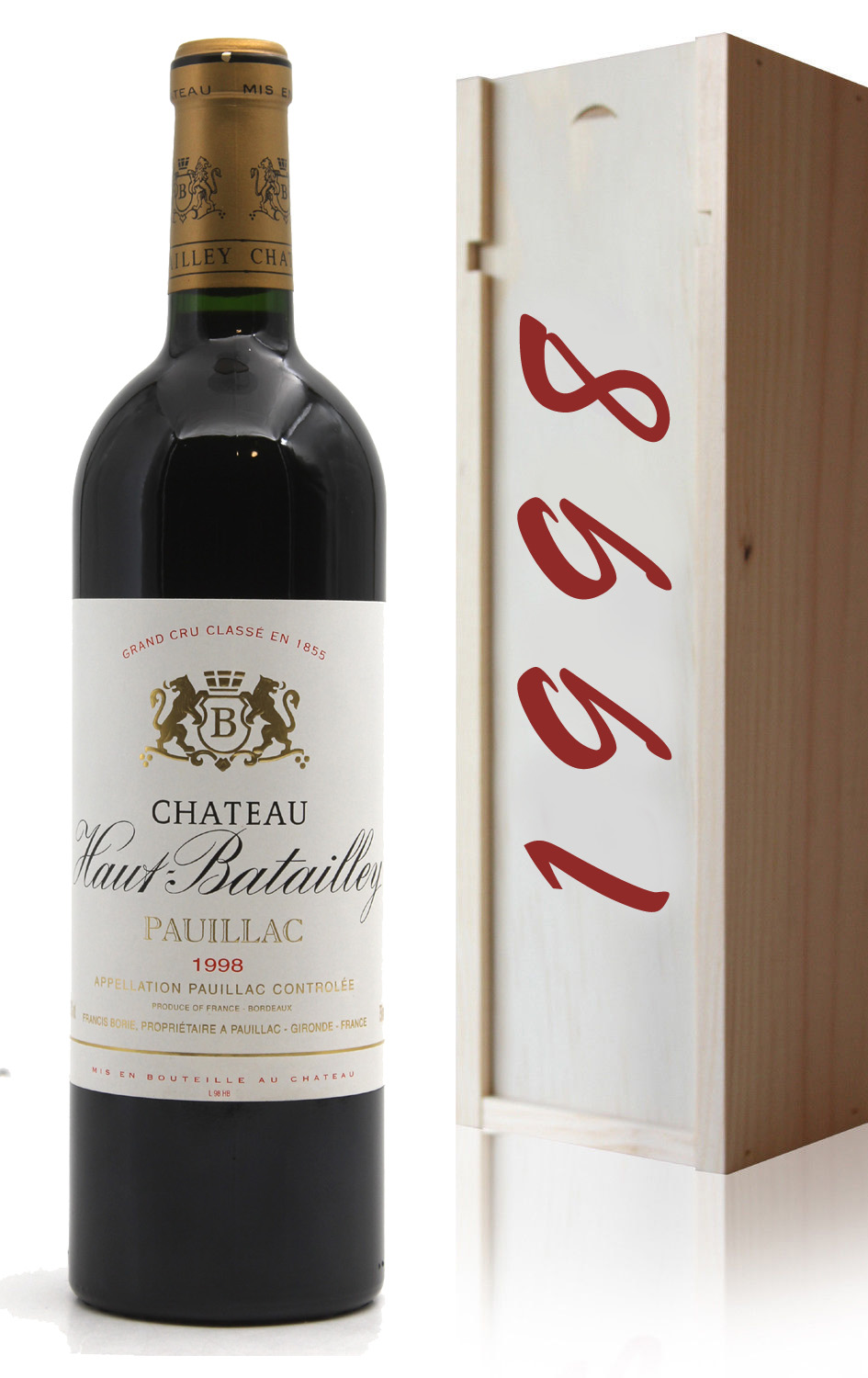 photo Château Haut Batailley 1998 Aoc Pauillac