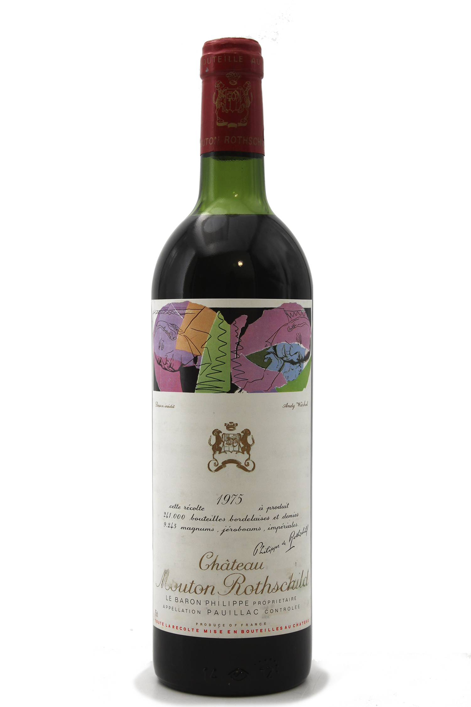 photo Château Mouton Rothschild 1975 Pauillac