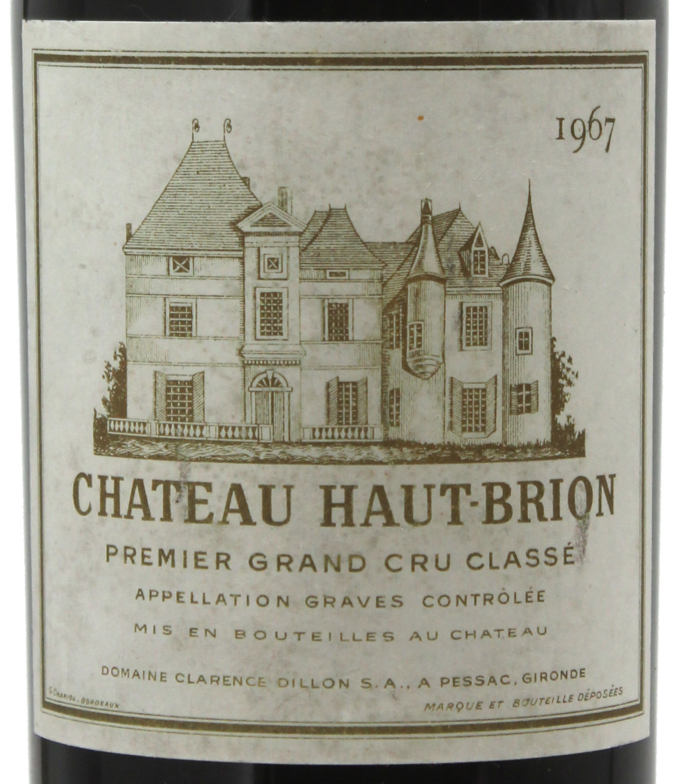 Haut Brion 1967 LABEL
