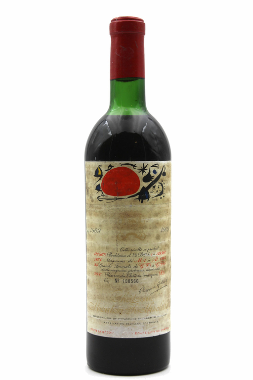 Château Mouton Rothschild 1969 - 75cl AOC Pauillac - BORDEAUX 