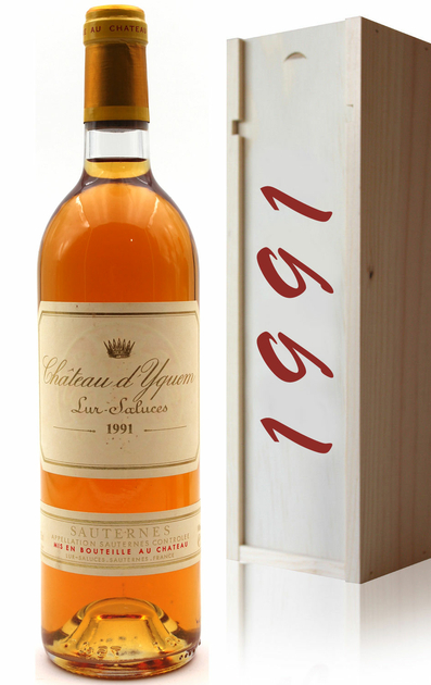 Coffret Château D' Yquem 1991 Blanc 75cl AOC Sauternes - MILLÉSIME