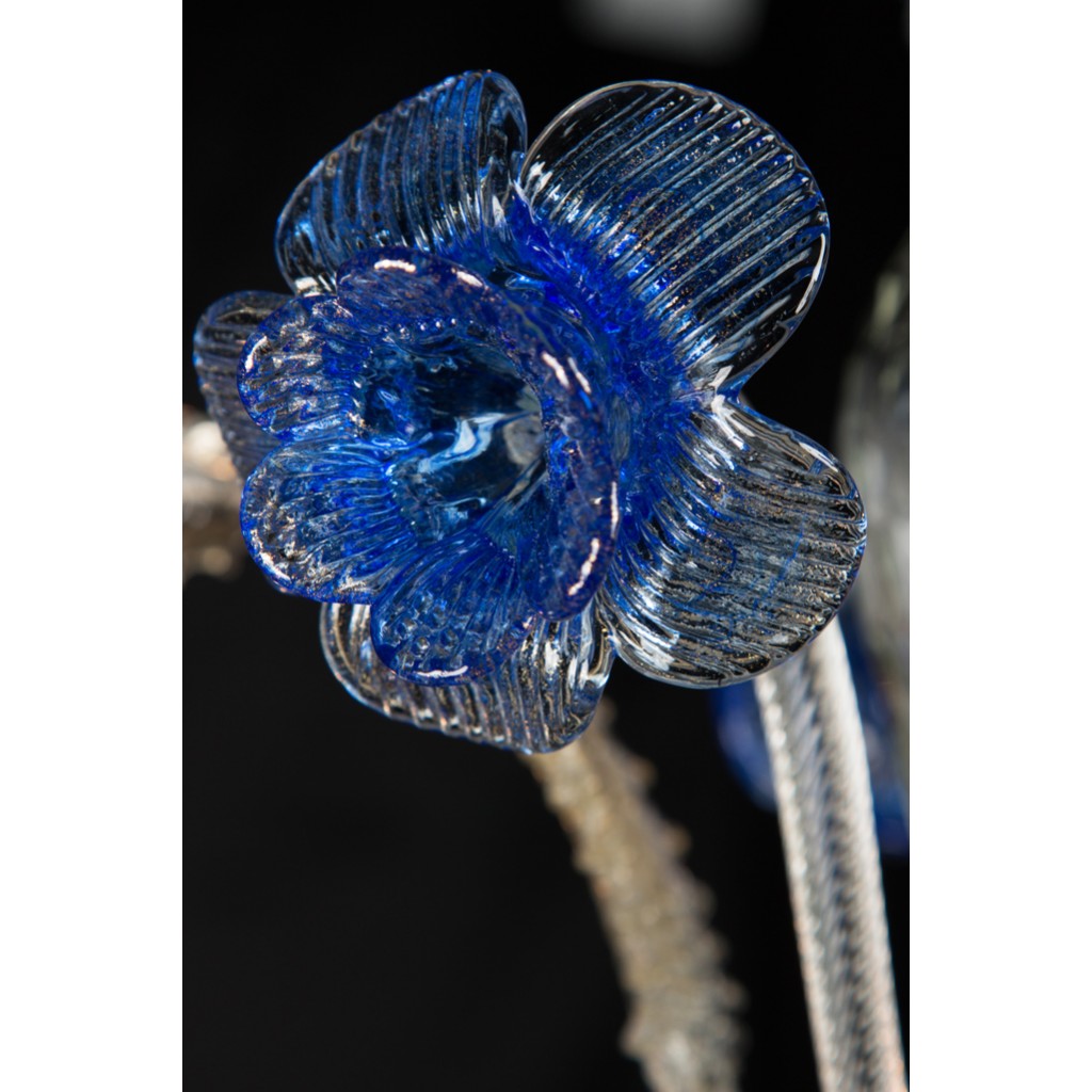 Lustre Murano cristal deux étages 12 lumières Lustre Murano cristal deux étages 12 lumières