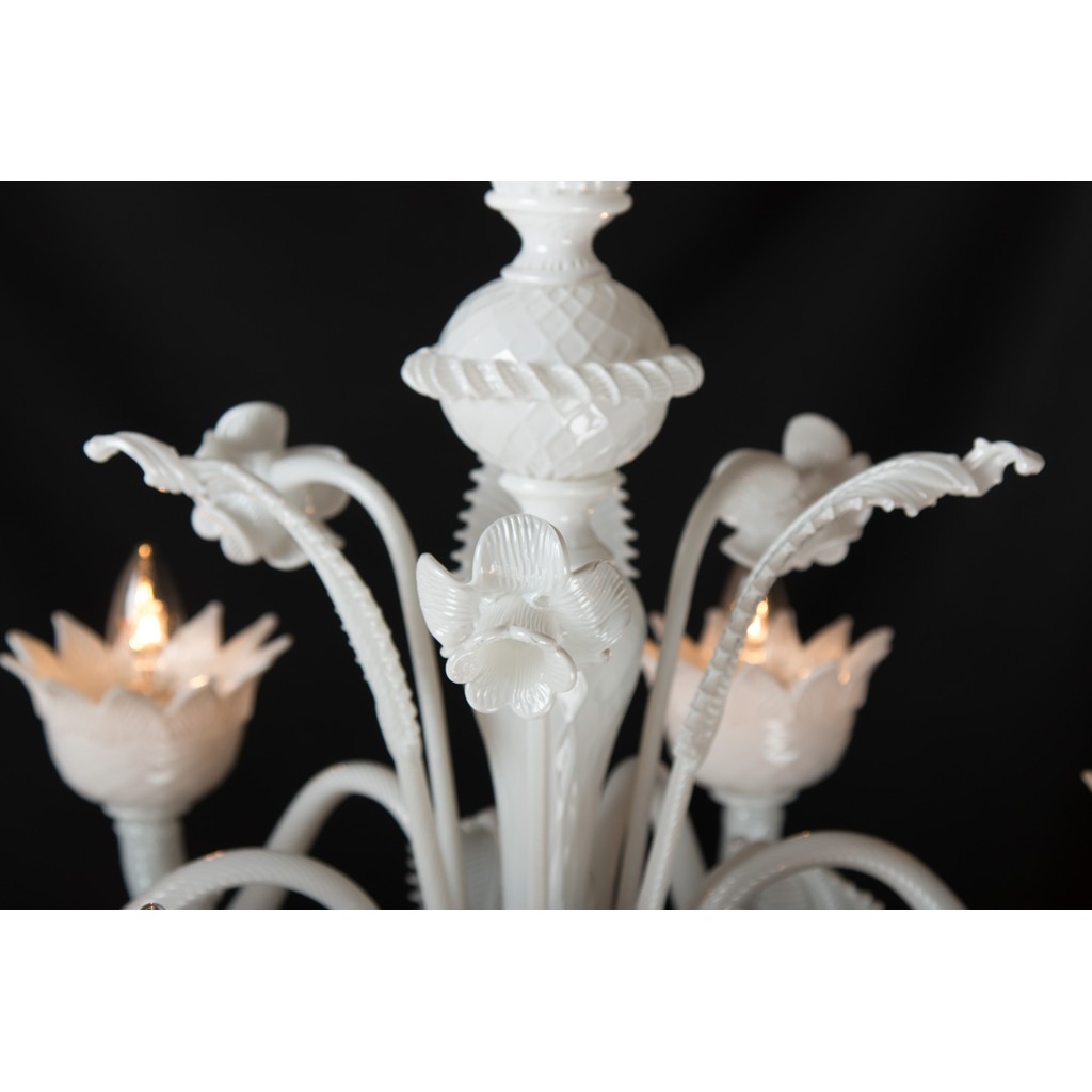 Lustre En Cristal A Pampilles 6 Feux - Lustres