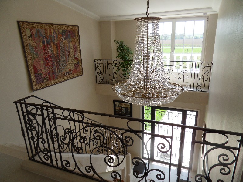 lustre montgolfiere cristal a