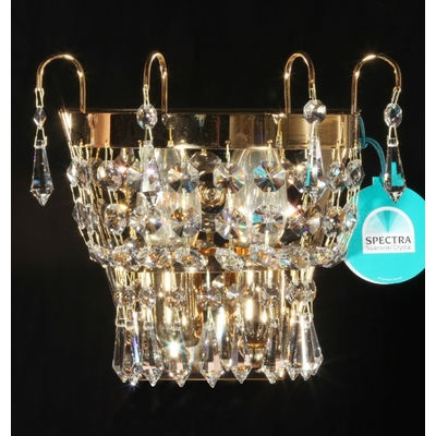 Applique en cristal Spectra Swarovski ® Ø22 cm Lucera